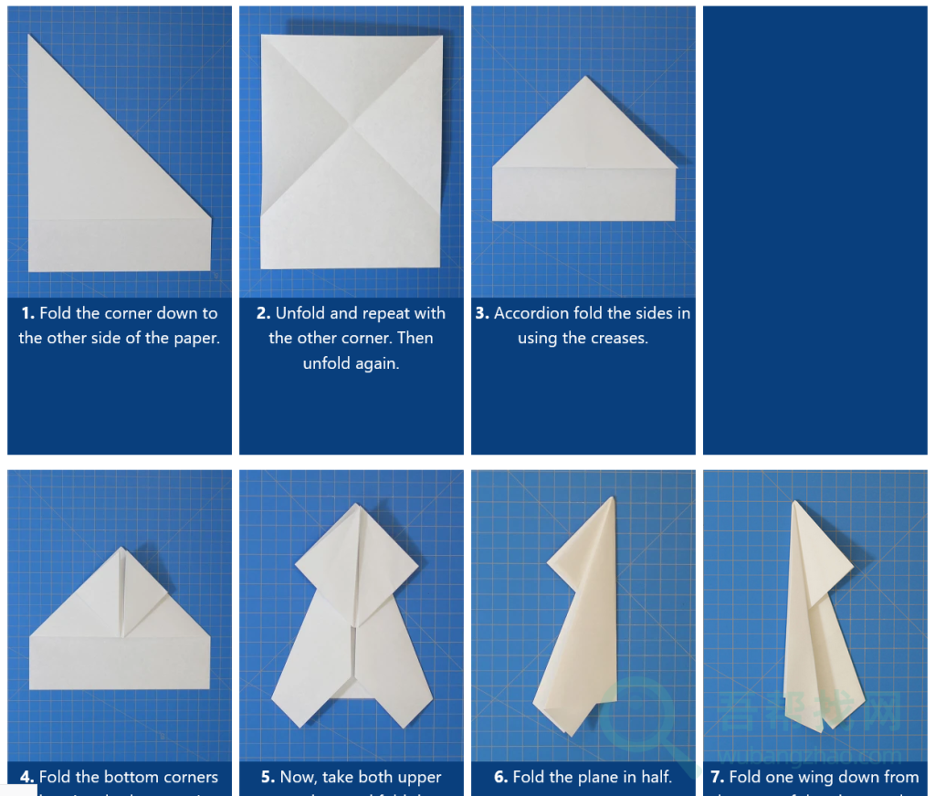 一个教你折各种纸飞机的教程网站-第3张-吾帮找网