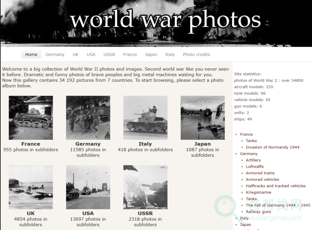 收集大量第一次和第二次世界大战资料和图片的网站-第1张-吾帮找网
