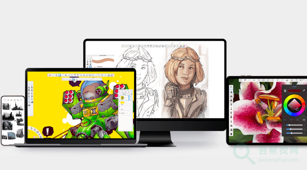 一款支持手机电脑平台的强大素描绘画工具-第1张-吾帮找网 一款支持手机电脑平台的强大素描绘画工具-第1张-吾帮找网