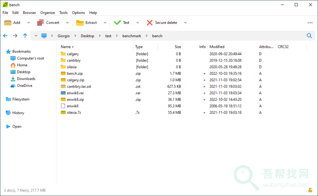 可替代Winrar的非常强大开源压缩解压软件-第1张-吾帮找网 可替代Winrar的非常强大开源压缩解压软件-第1张-吾帮找网
