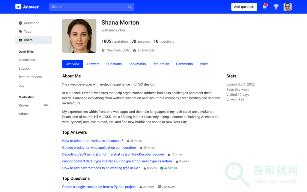 一个开源的社区问答网站搭建程序-第2张-吾帮找网 一个开源的社区问答网站搭建程序-第2张-吾帮找网