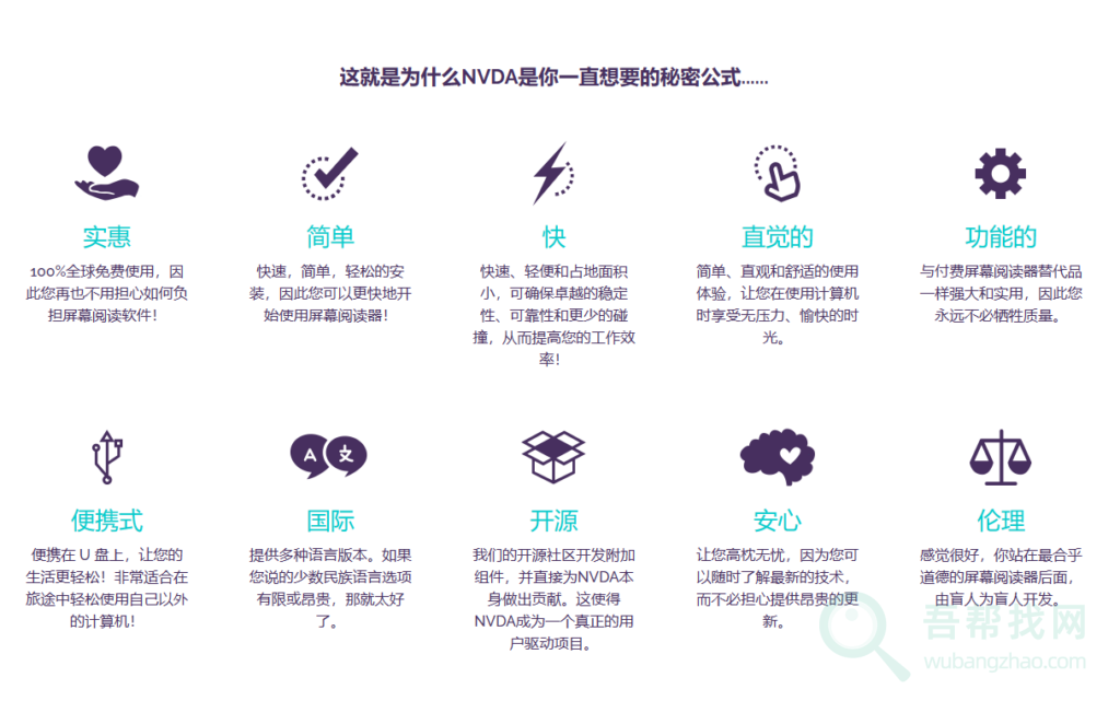 为盲人开源完全免费的专业屏幕阅读软件-第2张-吾帮找网 为盲人开源完全免费的专业屏幕阅读软件-第2张-吾帮找网