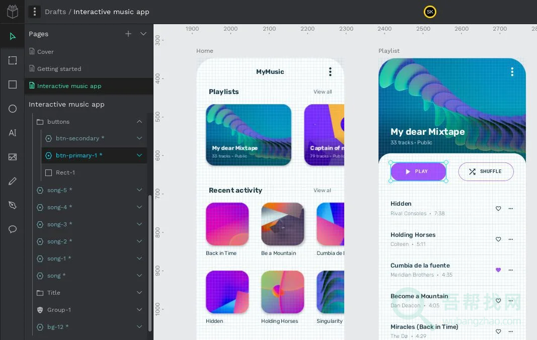开源可本地部署的UI原型设计工具-第1张-吾帮找网 开源可本地部署的UI原型设计工具-第1张-吾帮找网